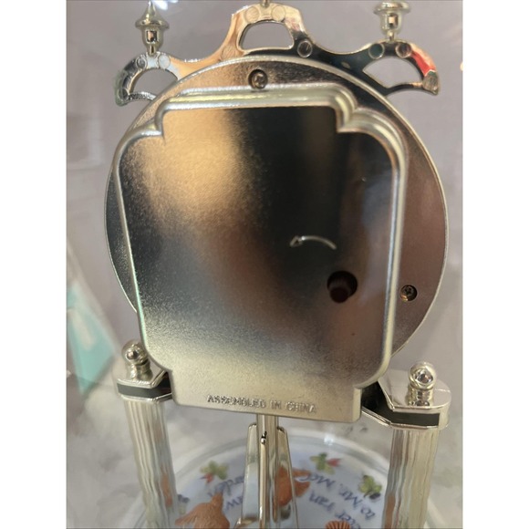 Vintage Peter Rabbit Anniversary Clock 2002 with Swirling Birds Working - Picture 9 of 15